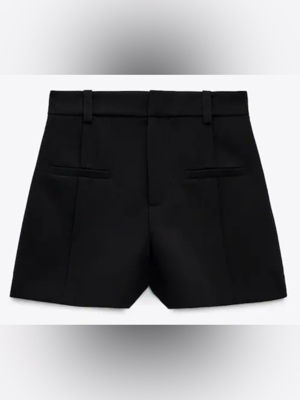 Zara Black Women’s High-Waisted Shorts Short Small